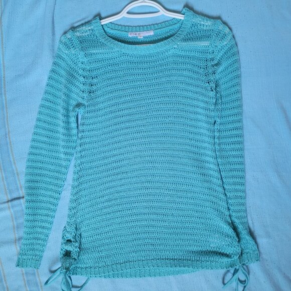 Cleo- Teal Knitted Sweter- Small - Picture 1 of 2